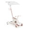 Trotinetă evolutiva 6 în 1 Byox Cornet White – Cu Scaun, Control Parental, LED și Muzică – de la 12 Luni+