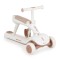 Trotinetă evolutiva 6 în 1 Byox Cornet White – Cu Scaun, Control Parental, LED și Muzică – de la 12 Luni+