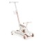Trotinetă evolutiva 6 în 1 Byox Cornet White – Cu Scaun, Control Parental, LED și Muzică – de la 12 Luni+