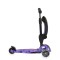 Trotinetă 2 în 1 pentru Copii Byox Rumble Purple – Cu Scaun, Muzică, Lumini 3D și Roți PU, 3–8 ani