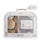 Set cadou Bebelusi din 6 Piese, Cangaroo Bearli Grey, ideal nou-nascut, botez, baby shower Set cadou Bebelusi din 6 Piese, Cangaroo Bearli Grey, ideal nou-nascut, botez, baby shower