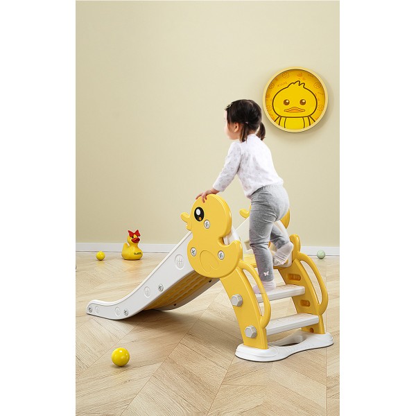 Tobogan copii 3 ani+ Moni Garden Duck Grey – design cu rațe, 115 cm, pentru interior și exterior Tobogan copii 3 ani+ Moni Garden Duck Grey – design cu rațe, 115 cm, pentru interior și exterior