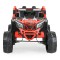 Jeep Buggy Electric Copii Moni Kansas Red 3-8 ani ani, 4 Motoare 30W, 2 Baterii, Telecomandă 2.4 GHz, Lumini LED și MP3
