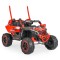 Jeep Buggy Electric Copii Moni Kansas Red 3-8 ani ani, 4 Motoare 30W, 2 Baterii, Telecomandă 2.4 GHz, Lumini LED și MP3