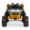 Jeep Buggy Electric Copii Moni Kansas White 3-8 ani ani, 4 Motoare 30W, 2 Baterii, Telecomandă 2.4 GHz, Lumini LED și MP3