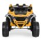 Mașinuță Electrică Jeep Moni Arizona Orange pentru Copii 3–8 ani, 4 Motoare 30W, Baterie 2x12V7Ah, Telecomandă 2.4GHz, Lumini și MP3