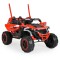 Mașinuță Electrică Jeep Moni Arizona Red pentru Copii 3–8 ani, 4 Motoare 30W, Baterie 2x12V7Ah, Telecomandă 2.4GHz, Lumini și MP3