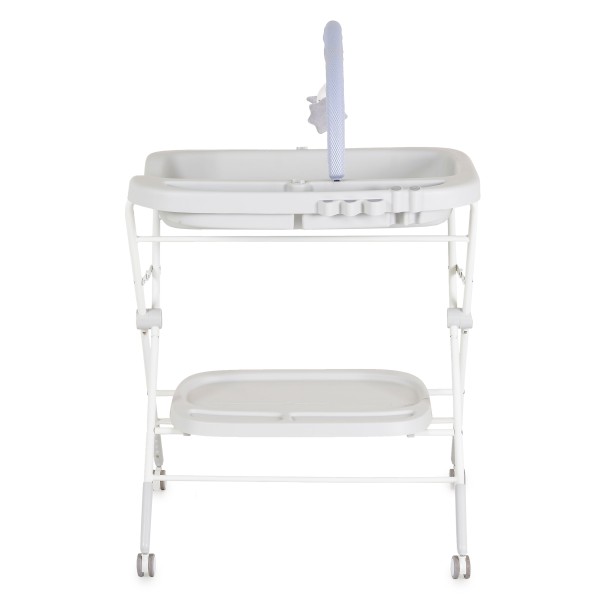 Masă de Înfășat Cangaroo Croco Grey– Pliabilă, cu Rafturi, Roți și Jucării, până la 15 kg Masă de Înfășat Cangaroo Croco Grey– Pliabilă, cu Rafturi, Roți și Jucării, până la 15 kg