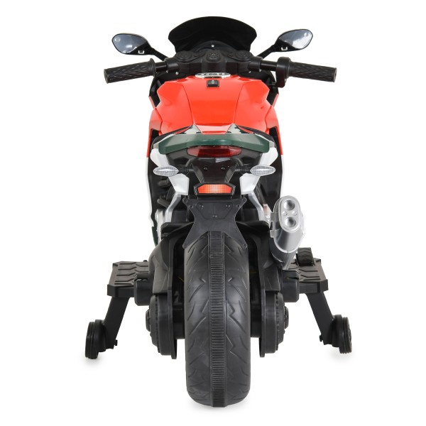 Motocicletă Electrică pentru Copii 3-8 Ani, Moni Surfer Red – 12V, Bluetooth, MP3, 8 km/h Motocicletă Electrică pentru Copii 3-8 Ani, Moni Surfer Red – 12V, Bluetooth, MP3, 8 km/h