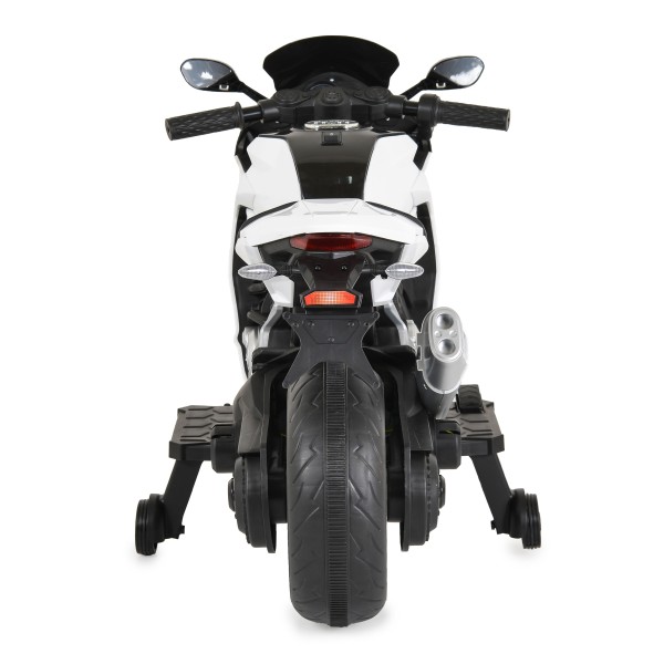 Motocicletă Electrică pentru Copii 3-8 Ani, Moni Surfer White – 12V, Bluetooth, MP3, 8 km/h Motocicletă Electrică pentru Copii 3-8 Ani, Moni Surfer White – 12V, Bluetooth, MP3, 8 km/h