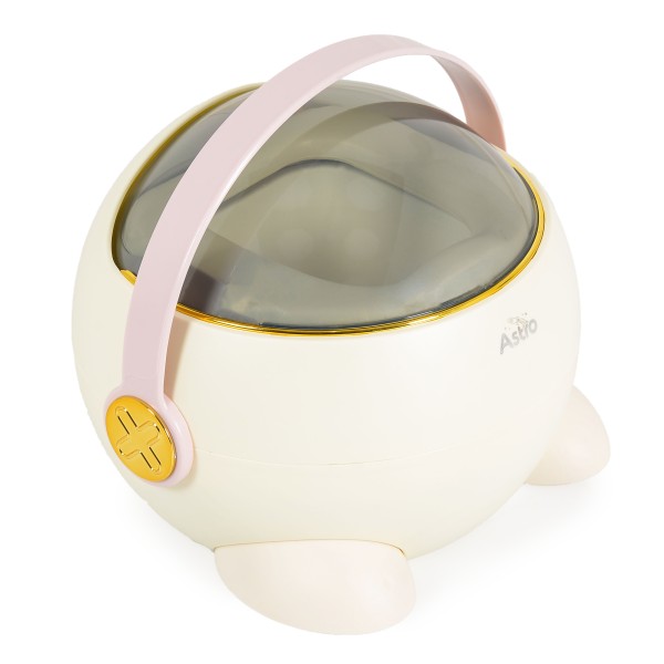 Oliță ergonomicã pentru copii Cangaroo Astro Pink – cu spătar, capac, mâner și bază antiderapantă Oliță ergonomicã pentru copii Cangaroo Astro Pink – cu spătar, capac, mâner și bază antiderapantă