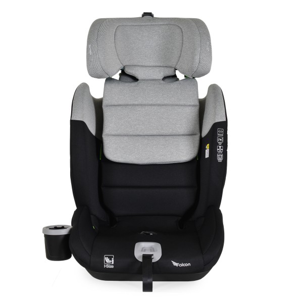 Scaun auto copii 76-150 cm, Cangaroo Falcon Opal Grey, Protectie impact lateral, Suport pahar, Testat standard UE R129/03 Scaun auto copii 76-150 cm, Cangaroo Falcon Opal Grey, Protectie impact lateral, Suport pahar, Testat standard UE R129/03