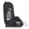 Scaun auto copii 76-150 cm, Cangaroo Falcon Pirate black, Protectie impact lateral, Suport pahar, Testat standard UE R129/03