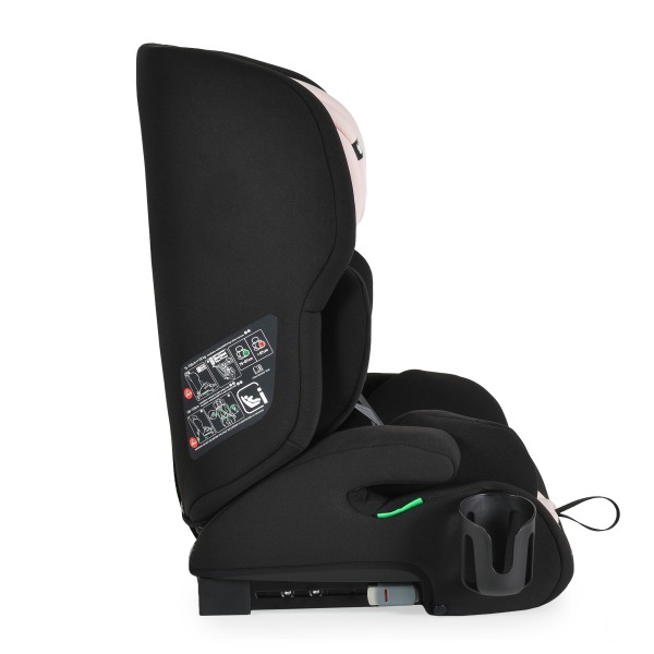 Scaun Auto Copii Cangaroo Trip Pink – Sistem ISOFIX, Tetieră Reglabilă, R129, 76–150 cm, 15 Luni+