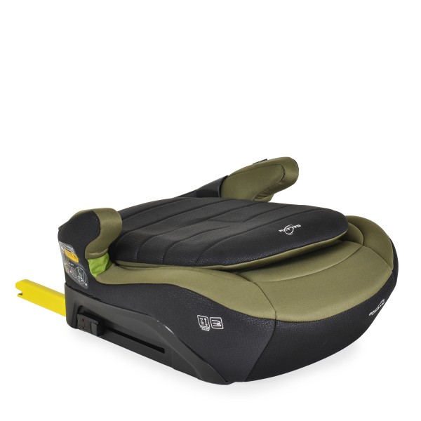 Inaltator Auto cu Isofix tip scaun, Cangaroo Galaxy Cosmos Green, Spatar rabatabil, respecta standard ECE R129.03 Inaltator Auto cu Isofix tip scaun, Cangaroo Galaxy Cosmos Green, Spatar rabatabil, respecta standard ECE R129.03