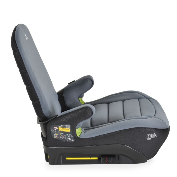 Inaltator Auto cu Isofix tip scaun, Cangaroo Galaxy Cosmos Grey, Spatar rabatabil, respecta standard ECE R129.03 Inaltator Auto cu Isofix tip scaun, Cangaroo Galaxy Cosmos Grey, Spatar rabatabil, respecta standard ECE R129.03