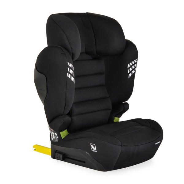 Scaun auto cu Isofix, Cangaroo Performance Space Black, Protectie laterala ranforsata, Respecta standard ECE R129/3, varsta recomandata 4-12 Ani