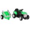 Tractor Electric Copii cu Remorcă Moni Dallas Verde – Doua motoare, Telecomandă, MP3/USB, Lumini și Sunete, 3+ Ani