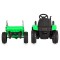Tractor Electric Copii cu Remorcă Moni Dallas Verde – Doua motoare, Telecomandă, MP3/USB, Lumini și Sunete, 3+ Ani