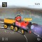 Trenuleț Electric Copii cu 2 Locuri Moni Tuti – Cu Abur, Lumină, Muzică și MP3, 3–8 Ani