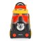 Trenuleț Electric Copii cu 2 Locuri Moni Tuti – Cu Abur, Lumină, Muzică și MP3, 3–8 Ani