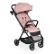 Carucior 2 in 1 Bebelusi Cangaroo Flip Blossom Pink, Varsta 0 - 4 Ani, Pliere Automata, Cadru usor din Aluminiu