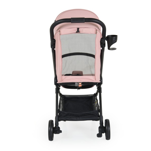 Carucior 2 in 1 Bebelusi Cangaroo Flip Blossom Pink, Varsta 0 - 4 Ani, Pliere Automata, Cadru usor din Aluminiu