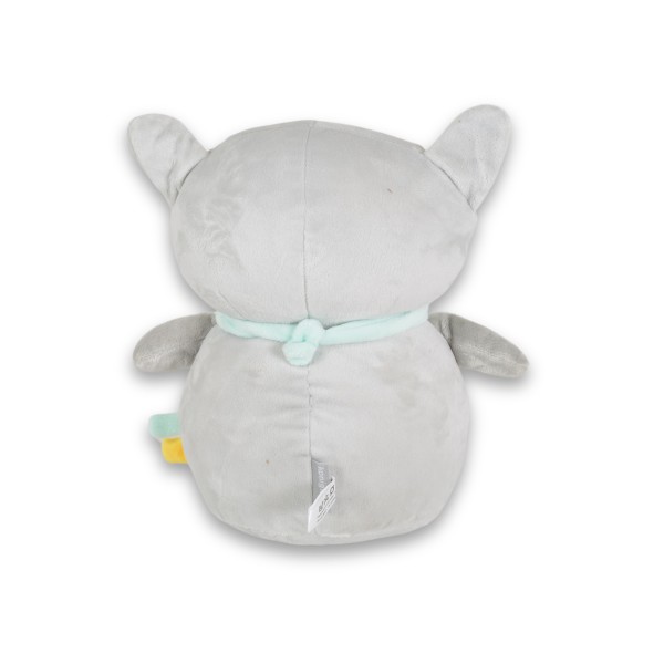 Lampa de noapte cu Proiector pentru copii, Moni Toys Snuggly Raton Gri, Functie muzicala, Oprire Automata