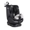 Scaun auto 0-36 kg cu isofix Moni Serengeti Zebra Negru, sezut rotativ 360° si pozitie de somn, varsta recomandata 0 - 12 ani