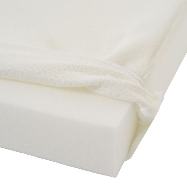 Saltea Pliabila pentru Patut Copii, Snooze Pure White 120/60/6 cm, cu Proprietati Antiinflamatorii, Antifungice si Antivirale