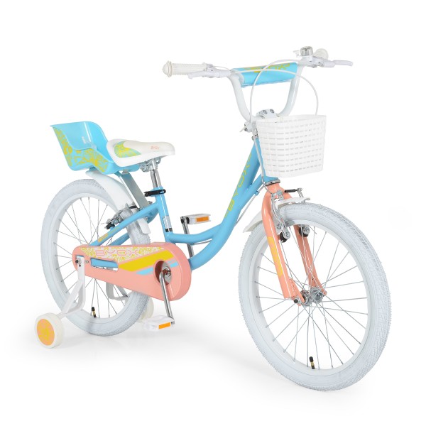 Bicicleta pentru fetite  Byox Fashion Girl 20 inch , varsta 6-9 ani , accesorii incluse 