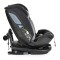 Scaun Auto 0-36 kg cu Isofix Cangaroo Gravity Gri, Sezut Rotativ 360° si pozitie de somn, varsta recomandata 0-12 ani, Protectie impact lateral SPS