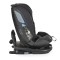 Scaun Auto 0-36 kg cu Isofix Cangaroo Gravity Negru, Sezut Rotativ 360° si pozitie de somn, varsta recomandata 0-12 ani, Protectie impact lateral SPS