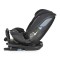 Scaun Auto 0-36 kg cu Isofix Cangaroo Gravity Negru, Sezut Rotativ 360° si pozitie de somn, varsta recomandata 0-12 ani, Protectie impact lateral SPS