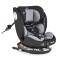 Scaun auto 0-36 kg cu Isofix Moni Nitro Gri, Sezut Rotativ 360° si pozitie de somn, varsta recomandata 0-12 ani, Protectie impact lateral SPS