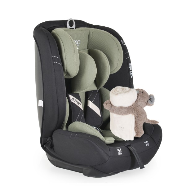 Scaun Auto 9-36 Kg, Moni Start Verde, 76-150cm