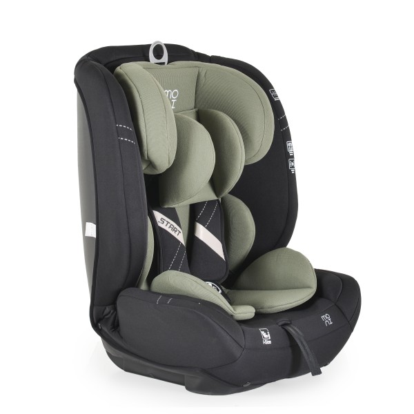 Scaun Auto 9-36 Kg, Moni Start Verde, 76-150cm