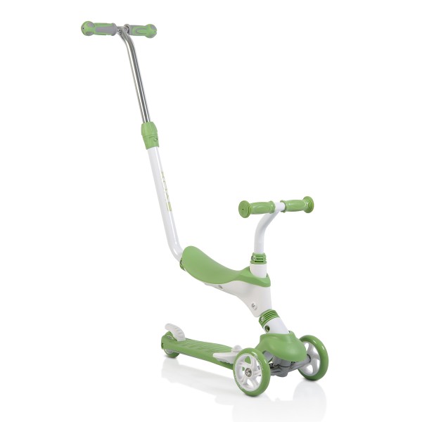 Trotineta Transformabila pentru copii 3 in 1, Byox Tristar Verde, Varsta recomandata 3 - 6 ani