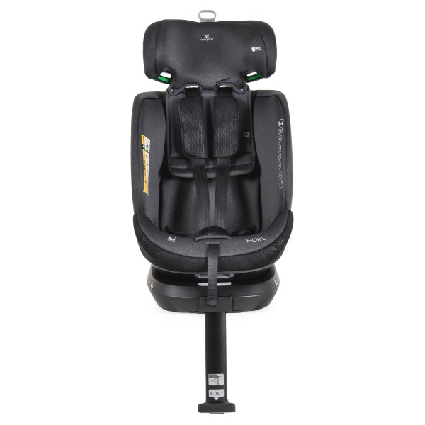 Scaun Auto cu Isofix pentru copii 0-36 Kg, Cangaroo Hoku Olive Green 40-150cm, Rotativ 360 Grade, Pozitie de Somn, Picior Suport, Protectie la Impact Lateral