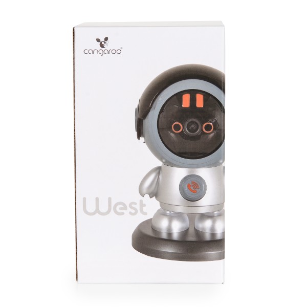 Camera Video supraveghere Copii cu Wi-Fi, Cangaroo West Roz, Rotibila 360 Grade, Detector de miscare si filmare nocturna cu Infrarosu