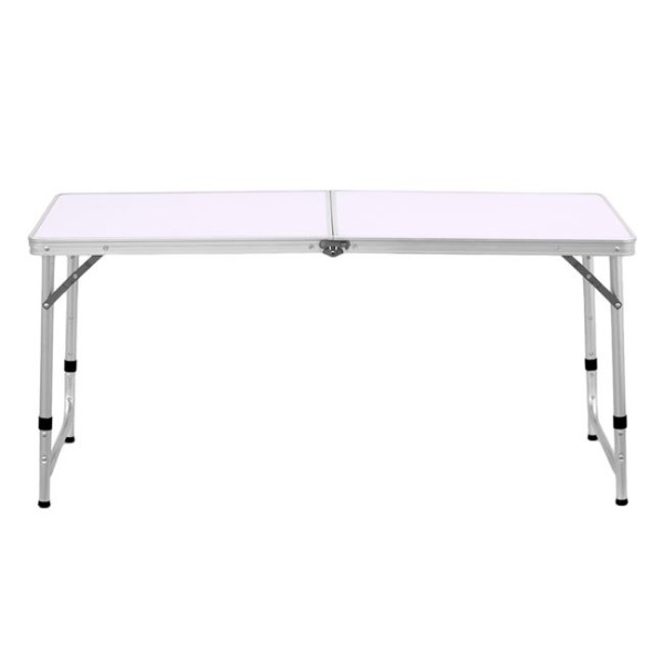 Masa pliabila tip servieta pentru Camping si Plaja din Aluminiu, dimensiune 120x60x70cm