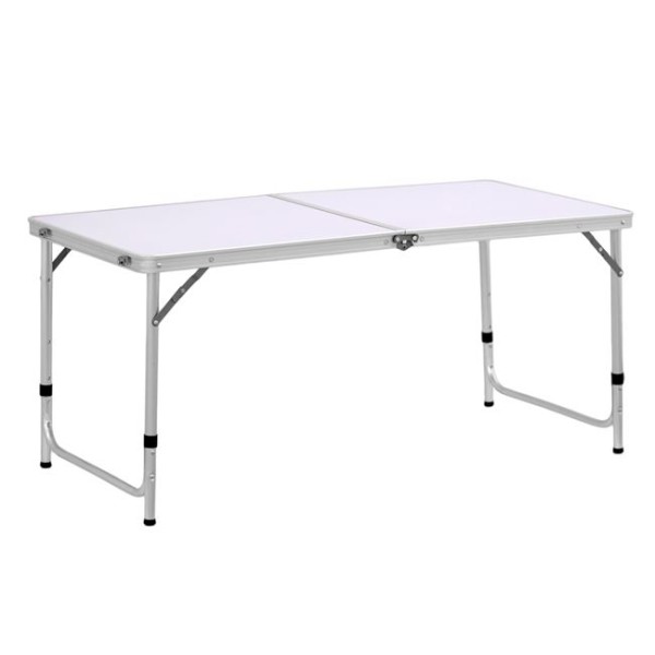 Masa pliabila tip servieta pentru Camping si Plaja din Aluminiu, dimensiune 120x60x70cm