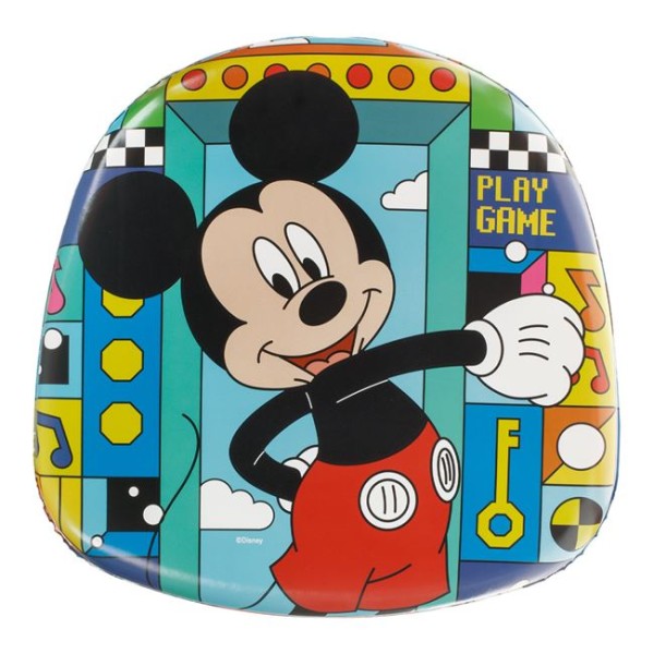 Scaun cu cadru metalic pentru copii, Mickey Rosu 36x35x36cm