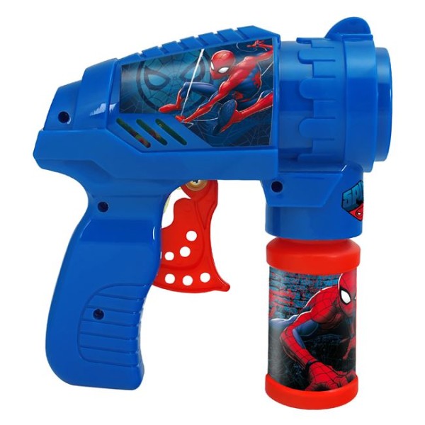 Jucarie baieti pistol baloane de sapun, Marvel AS Spiderman Albastru, varsta recomandata 3 ani + 