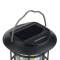 Felinar solar Portabil cu Baterie Reincarcabila, Camping si Pescuit,Outdoor Negru, Lumina LED