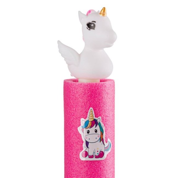 Jucarie interactiva fetite, Aparat stropit cu Apa, Water Shooter Unicorn Roz, Lungime 26 Cm