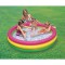 Piscina Gonflabila pentru copii, Intex Multicolor, Capacitate 131 litrii, Diametru 114 cm