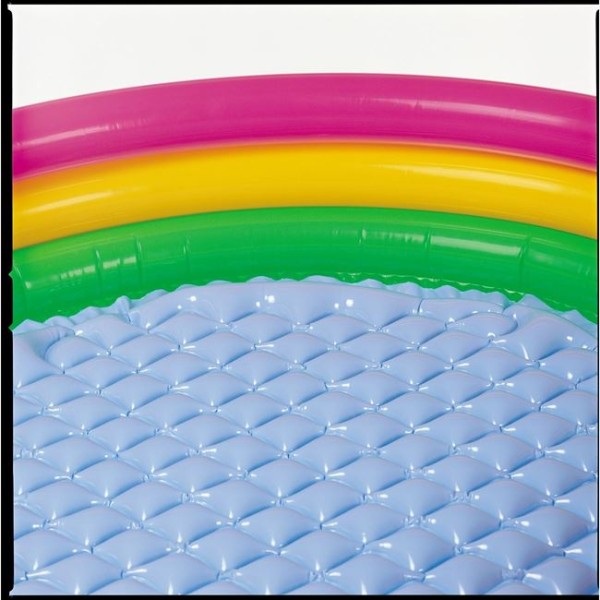 Piscina Gonflabila pentru copii, Intex Multicolor, Capacitate 131 litrii, Diametru 114 cm