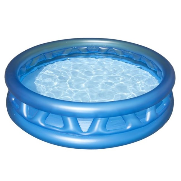 Piscina Gonflabila pentru copii, Intex Albastru, Capacitate 450 litrii, Diametru 188 cm