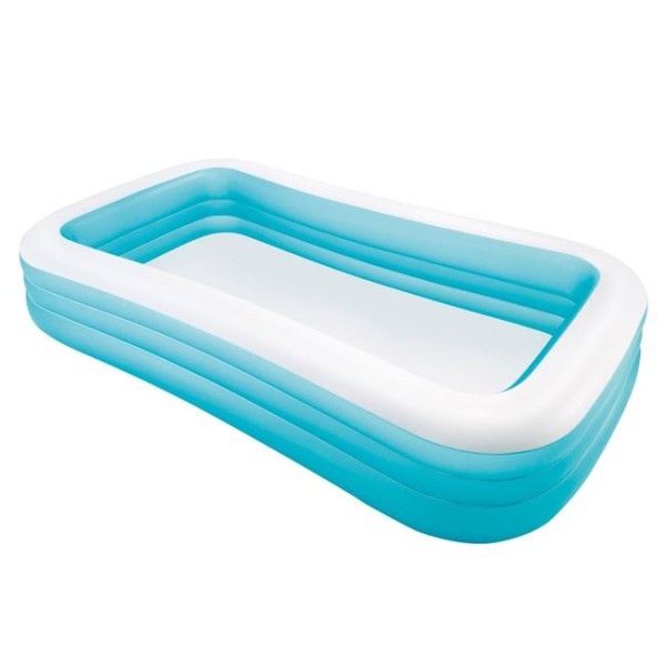 Piscina Mare de Familie Gonflabila, Intex Swim Center Albastru, Dimensiune 3.05x1.83x0.56 metrii, Capacitate 1050 Litrii